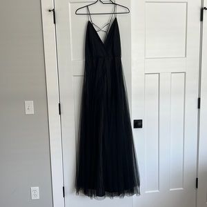 Black prom dress Size L